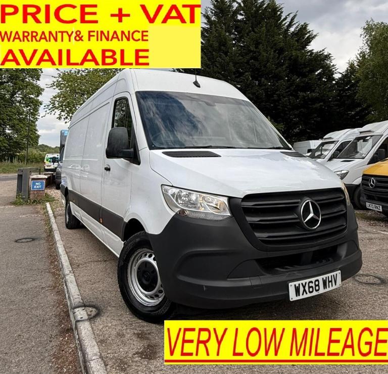 2018 Mercedes-Benz Sprinter  2.1 314 CDI RWD L3 LWB **ONLY 71,000 MILES** PANEL VAN Diesel Manual