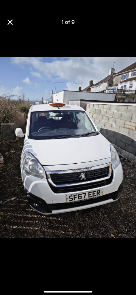 Peugeot, PARTNER TEPEE, MPV, 2018, Manual, 1560 (cc), 5 doors