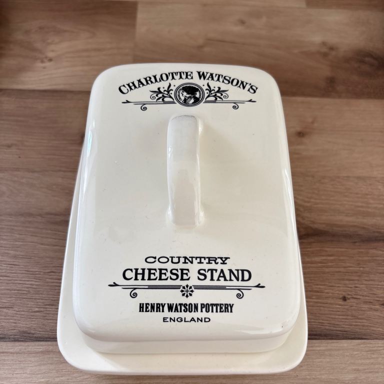 Vintage Charlotte Watson's Country Collection Ceramic Cheese Stand