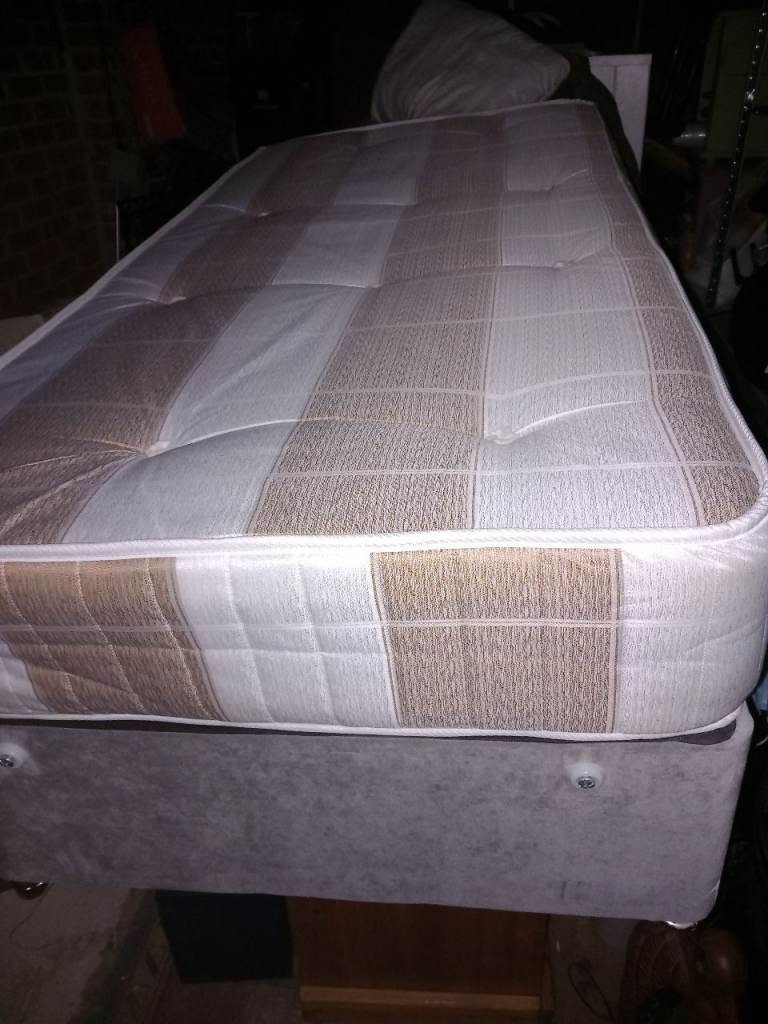 image for Single divan bed and mattress CAN DELIVER