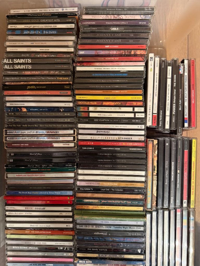 Huge selection of CDs (300+ rock, indie, pop, dance, house, r&b, classical)