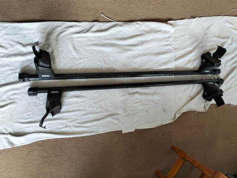 Thule Roof Rack Bars for Skoda Fabia MK2 5J 2007–2014