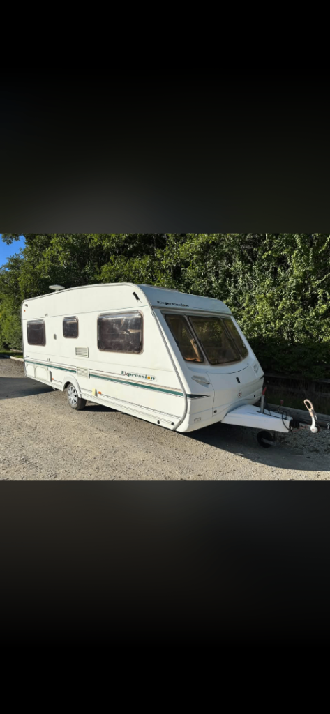 Abbey expression 500 4 Berth fixed bed caravan 