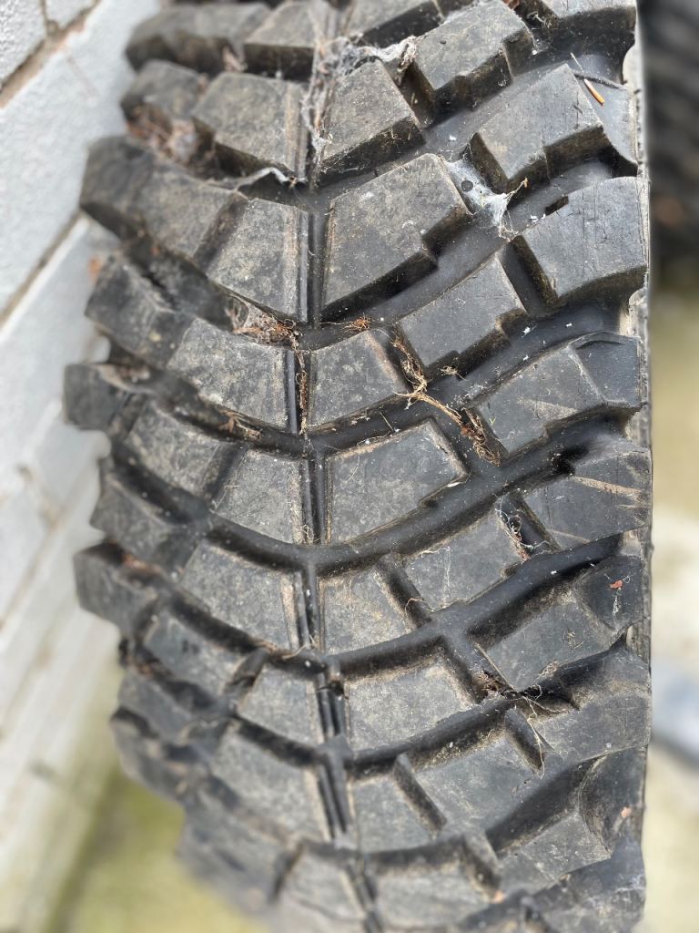 All terrain tyre on l200 rim