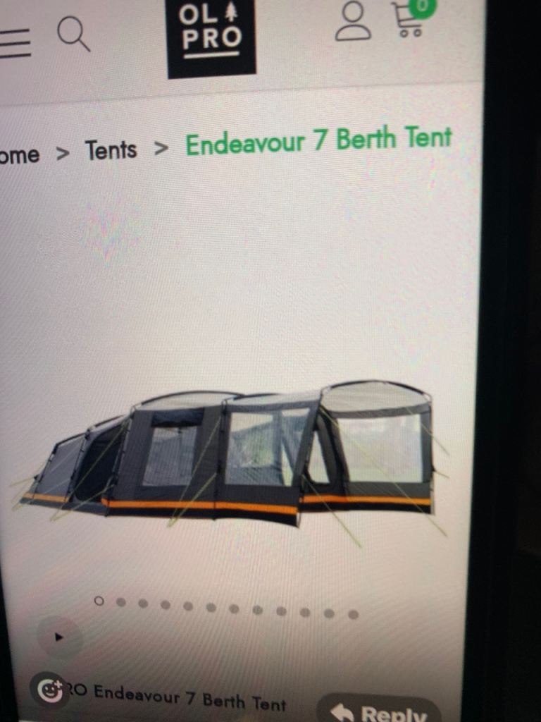 Tent as good as new 