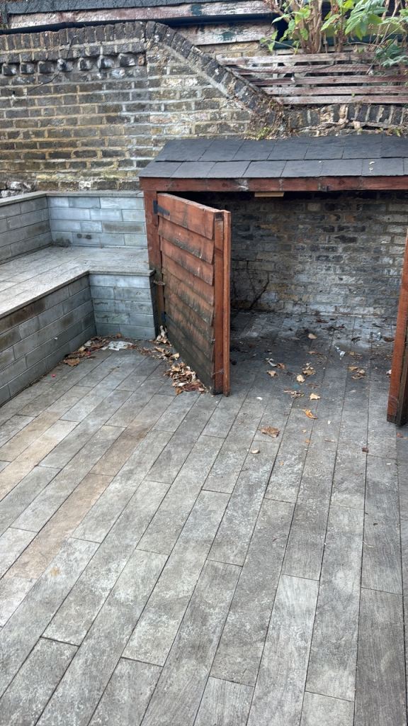 Sawn sandstone Paving Slabs, steps and garden wall 