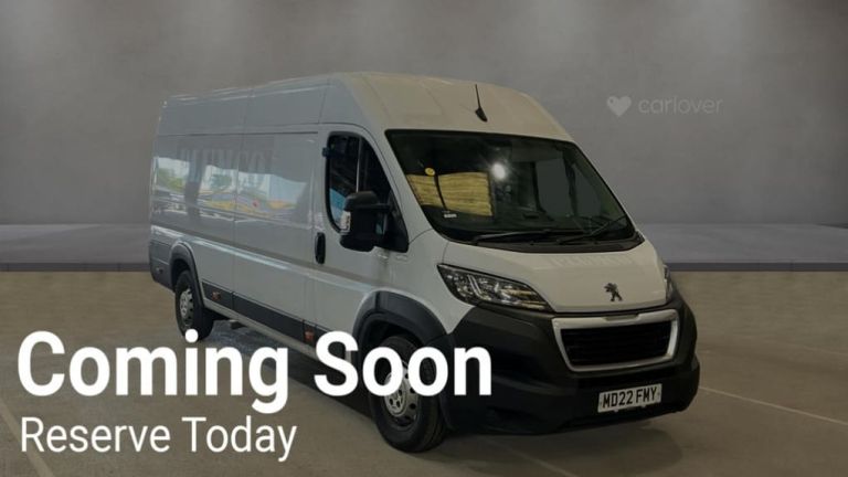2022 Peugeot Boxer 2.2 BlueHDi H2 Professional Van 140ps PANEL VAN DIESEL Manual