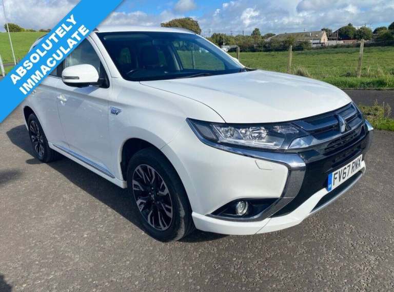 2017 67 MITSUBISHI OUTLANDER 2.0H 12KWH 4H SUV 5DR PETROL PLUG-IN HYBRID CVT 4WD