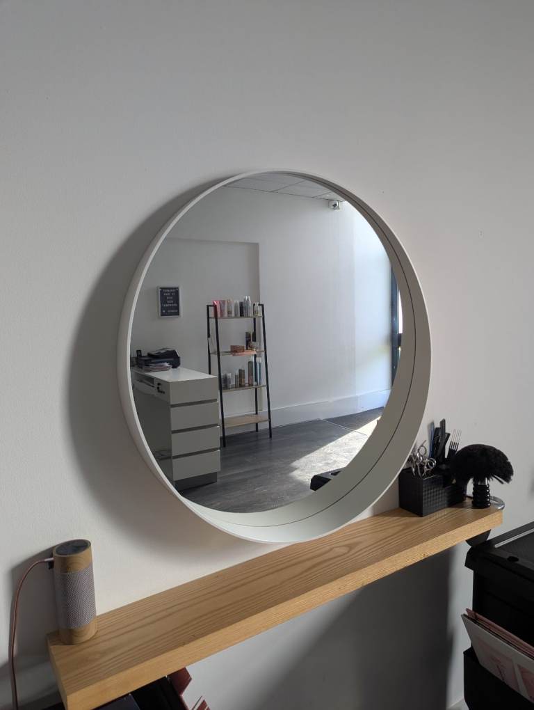 Mirrors X 4 left ...80cm ikea circle mirrors 