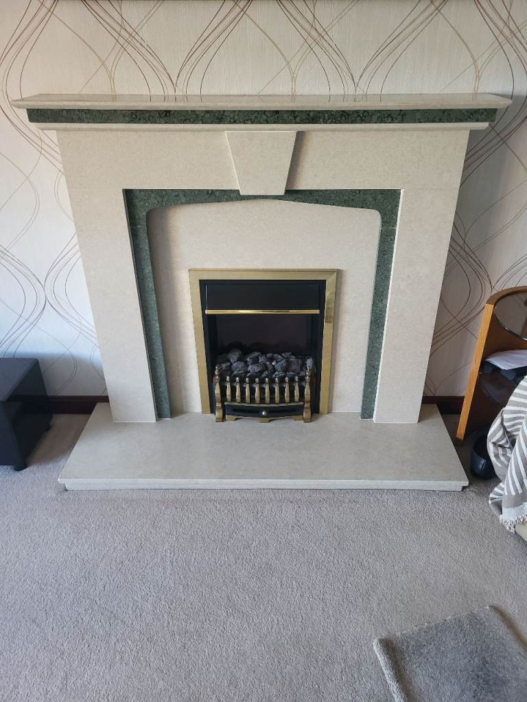 Marble fire place