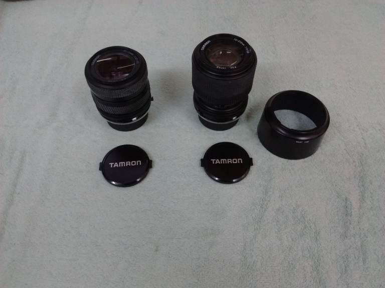 TAMRON SLR ZOOM LENS PACKAGE.
