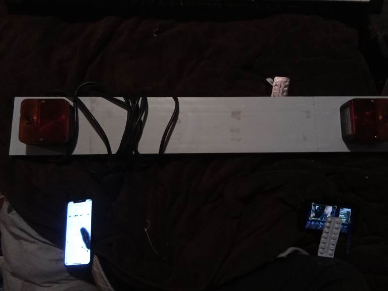 Trailer lighting board