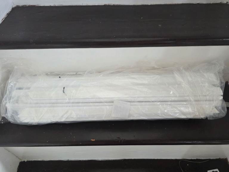Peel and Stick Wall Panelling Kit 6 Sets 34pcs Pre-Cut Wainscoting Panels Glue Backing - 34pc
