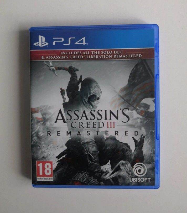 Assassin's Creed III 3 Remastered (Sony PlayStation 4, PS4)