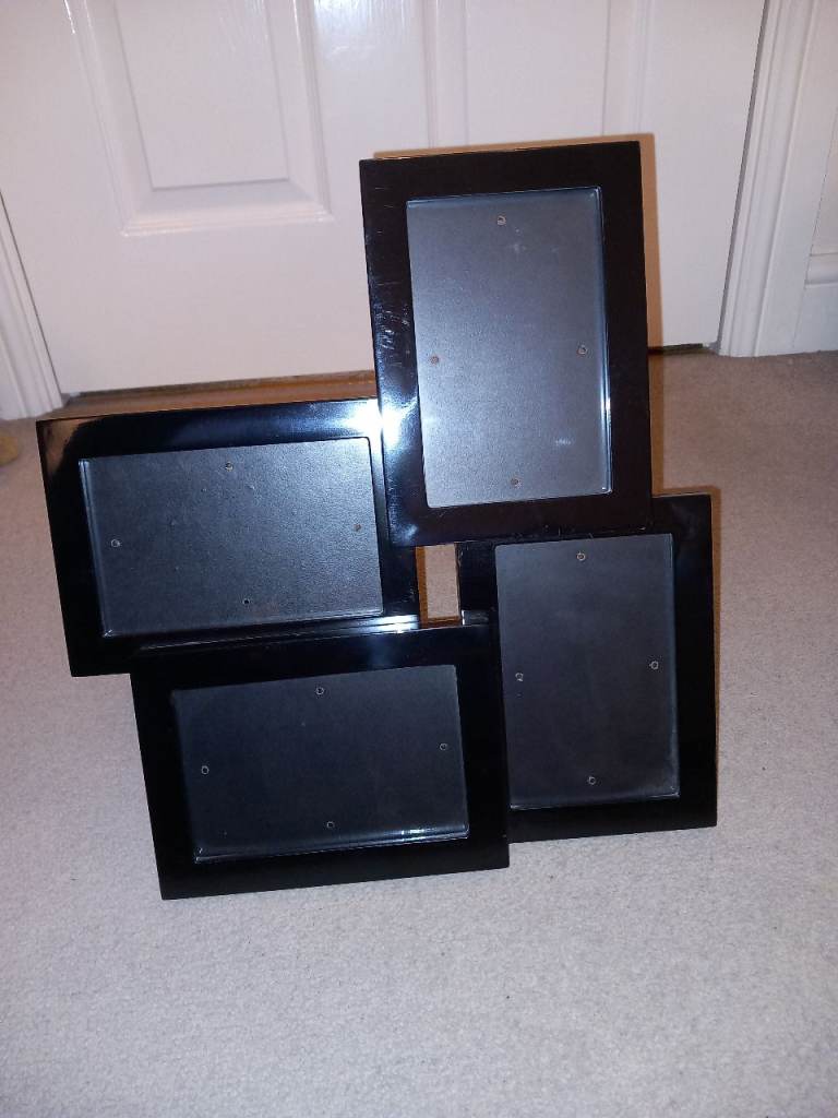 Black multi photo frame 