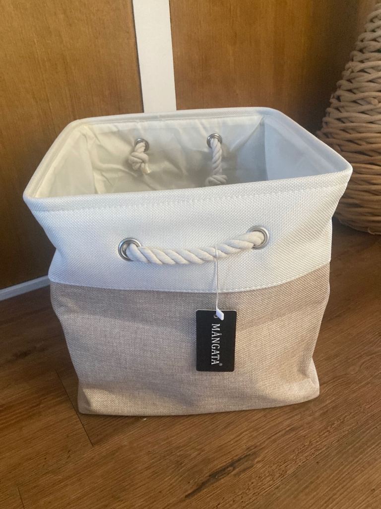 Ikea size Kallax storage box natural cream BNWT