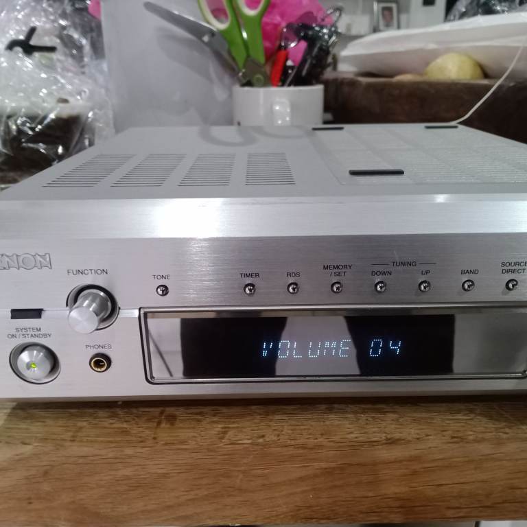 REDU CED! compact Denon hifi receiver W phono VG working order 