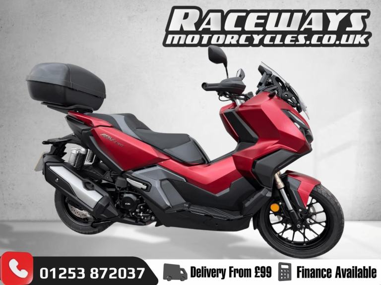 HONDA ADV 350 2023 23 REG 3,140 MILES RED USED MOTORCYCLE 330CC