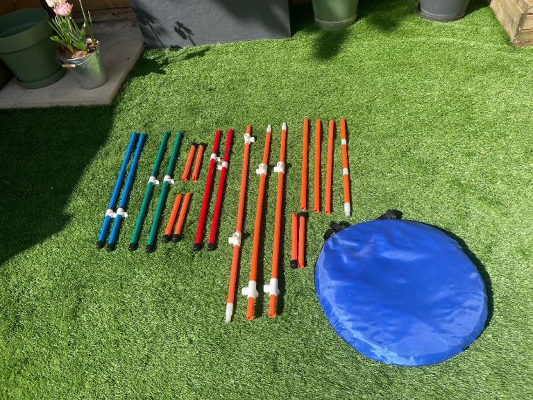 Dog Agility Set and Tunnel