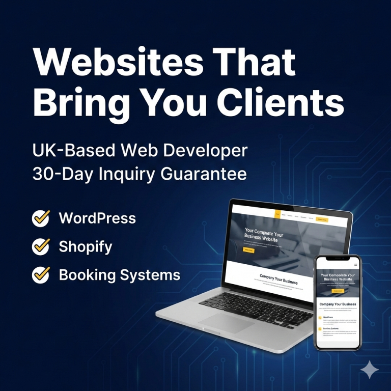 Website That Brings You Clients – 30-Day Inquiry Guarantee 