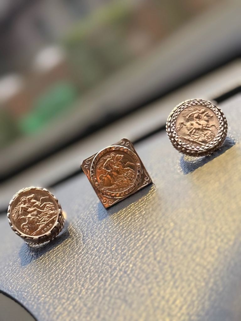 Gold Sovereign Coin Rings – Genuine 22ct Coins in 9ct Gold mount