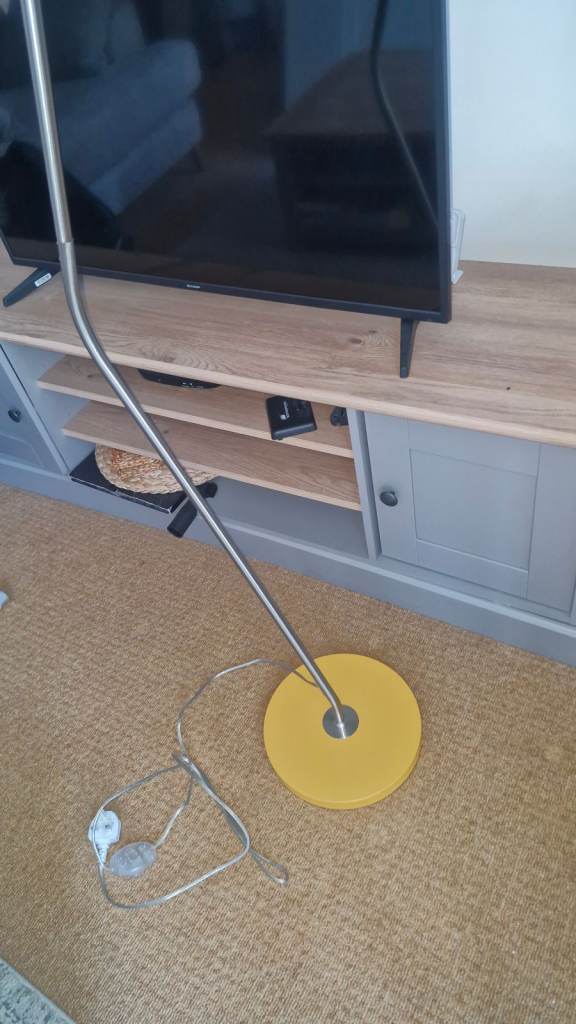 Next mustard table lamp