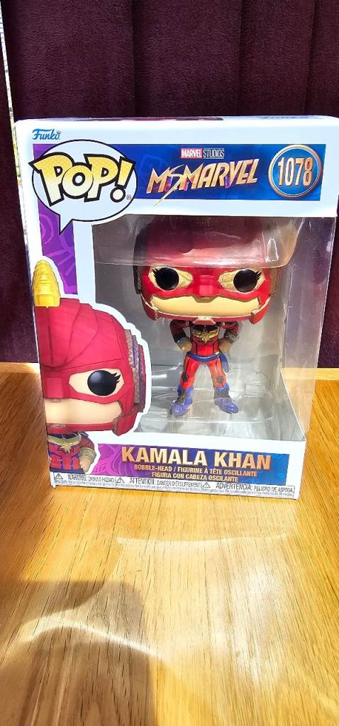 Funko Pop! Ms Marvel - Kampala Khan Figure 1078  Marvel