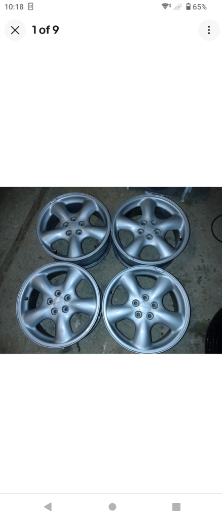 Subaru alloy wheels 