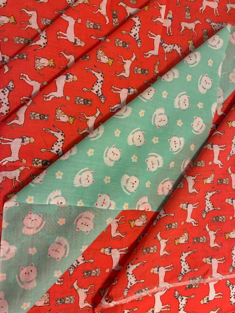 X5 pet print fat quarters 