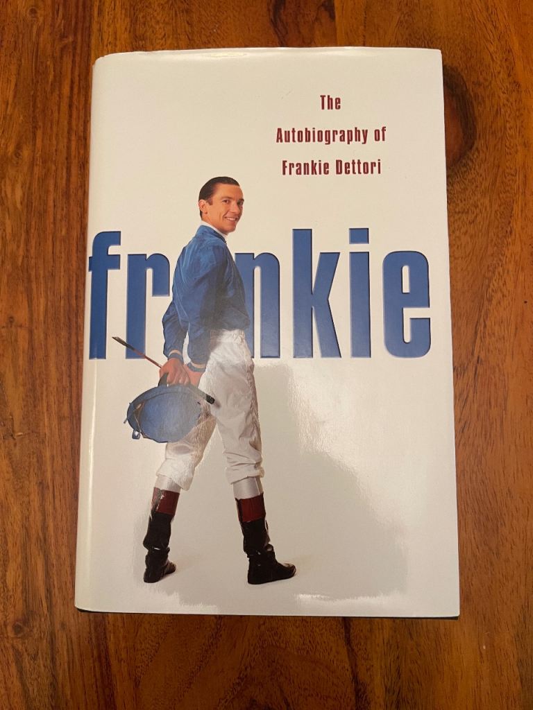 image for Frankie Dettori signed first edition autobiography 
