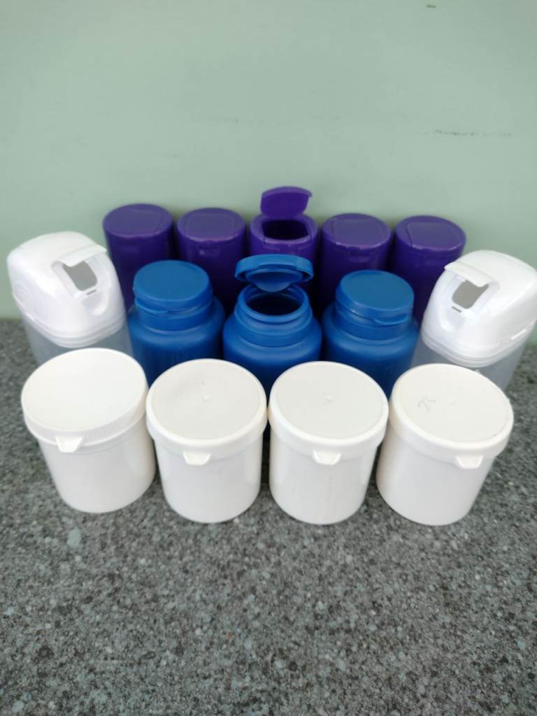 image for Small Airtight Plastic Containers. Ideal dry storage for Seeds, multiples available at £2 for 10.
