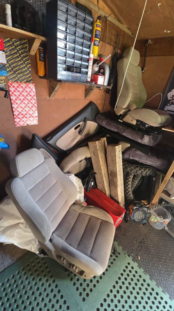 1999 honda civic mb cream fabric interior 