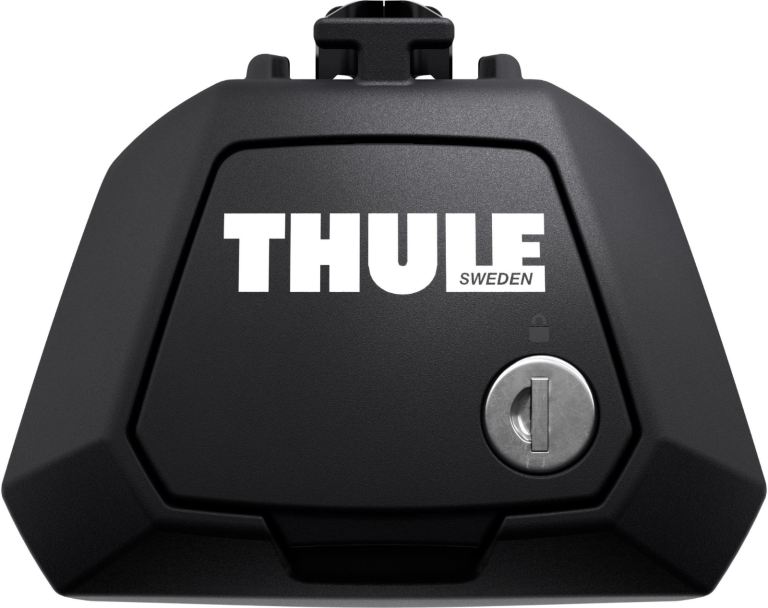 Thule 7104 Evo Raised Rail Foot Pack for Cars with Roof Rails - Pack of 4