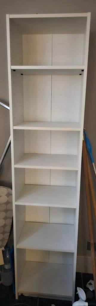 Ikea white shelving