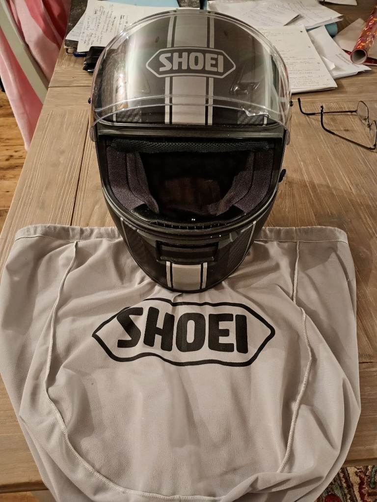 Shoei motorcycle helmet medium in black 