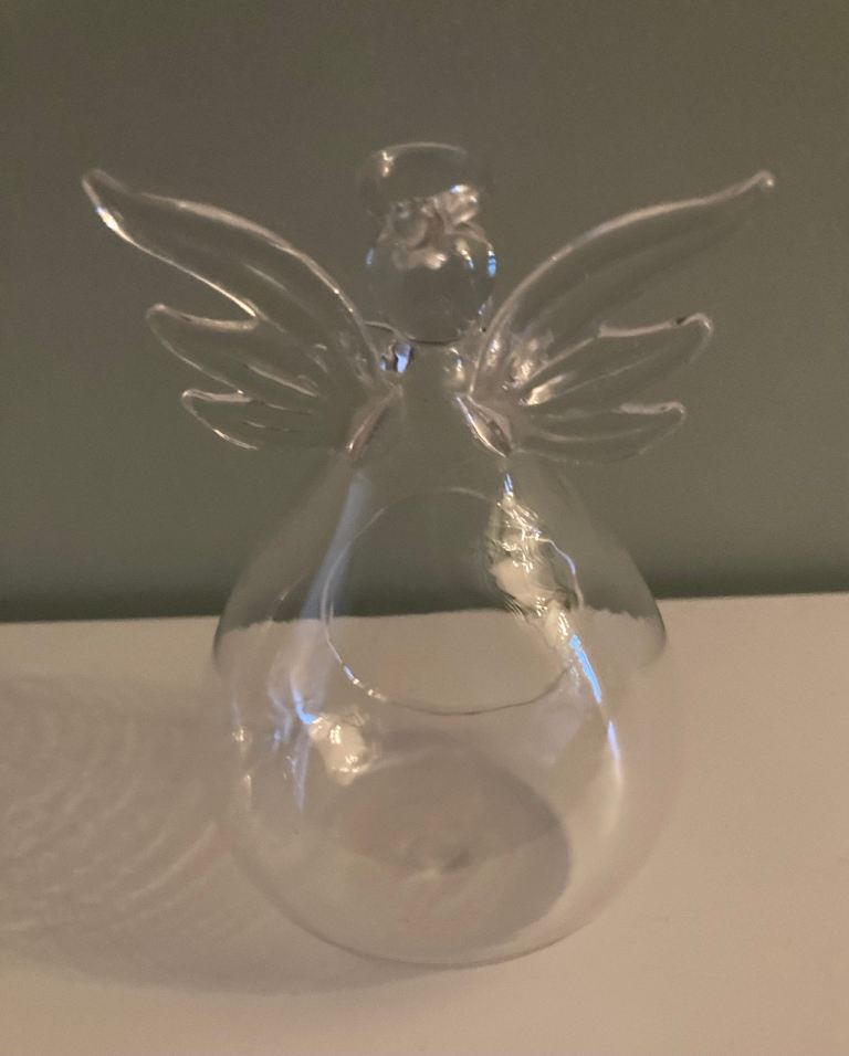 Glass Angel - Water / Candle Holder