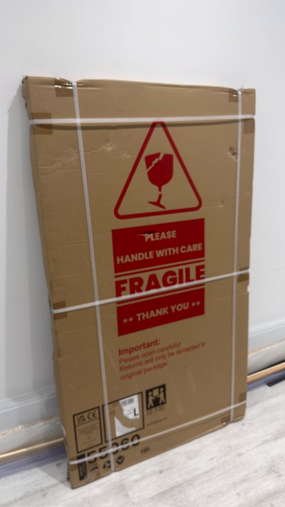 Bath Shower Screen – 800mm – Brand New – £40