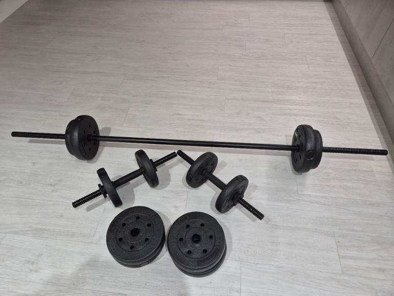 Dumbell and Barbell Set