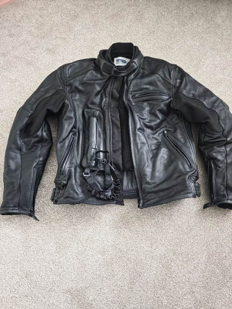 Helite Leather AirBag Jacket