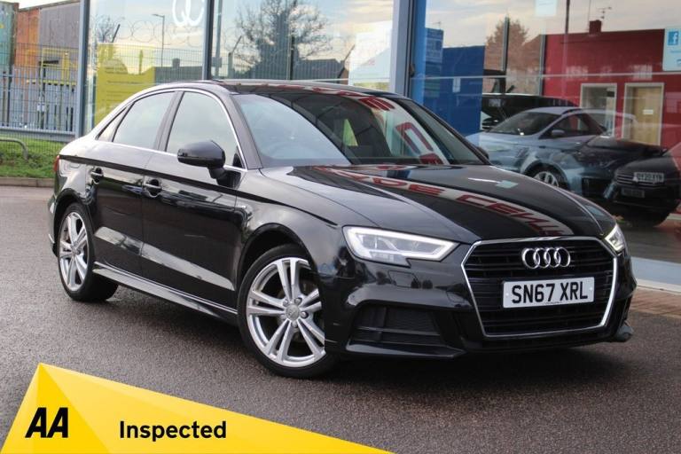 2017 67 AUDI A3 1.5 TFSI COD S LINE SALOON 4DR PETROL MANUAL EURO 6 (S/S) (150 P