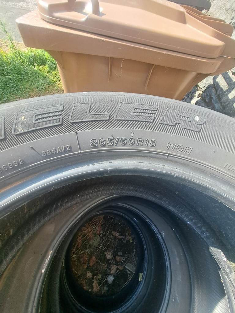 4 BRIDGESTONE DUELLER H/T TYRES 4X4 HILUX BAVARA RANGER L200