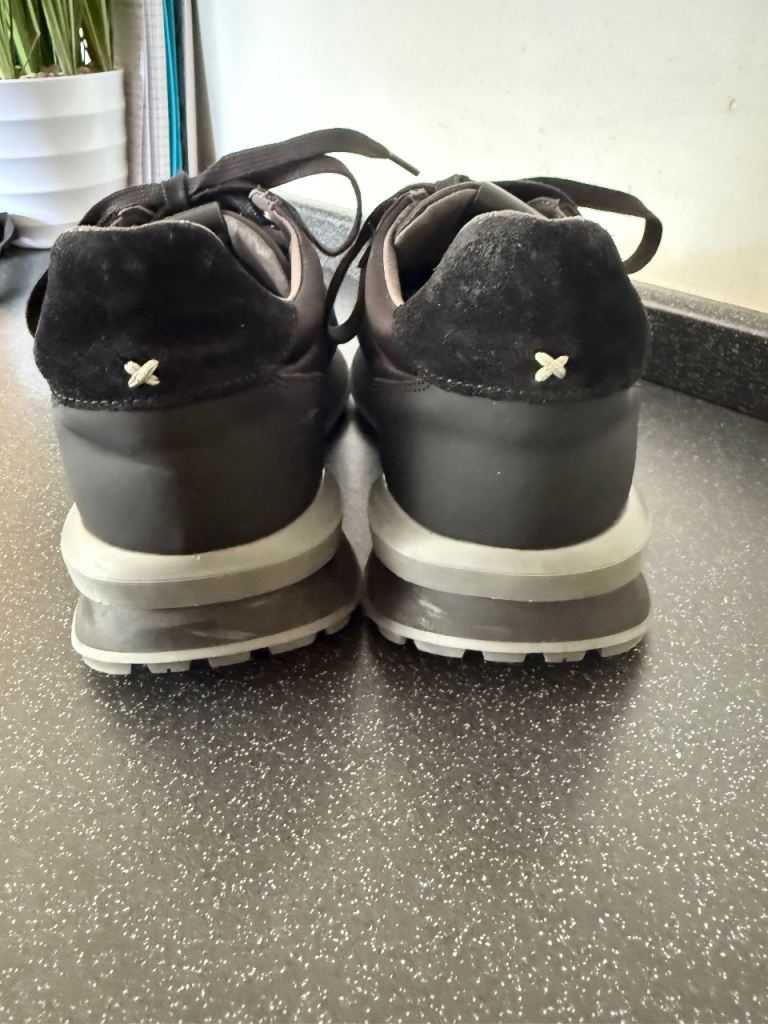 Men’s Designer Android Homme Los Angeles Black Shoes Trainers Size UK9