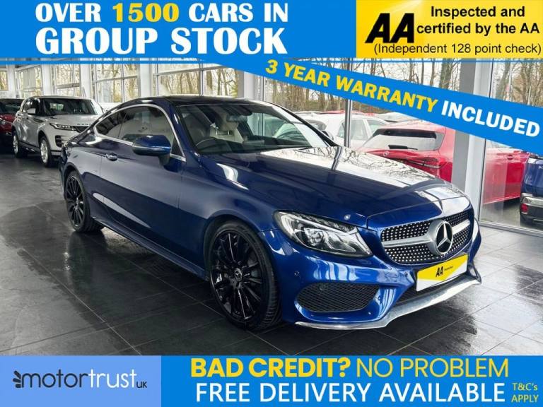2017 Mercedes-Benz C Class 2.1 C250d AMG Line (Premium) Coupe 2dr Diesel G-Tronic+ Euro 6 (s/s) (...