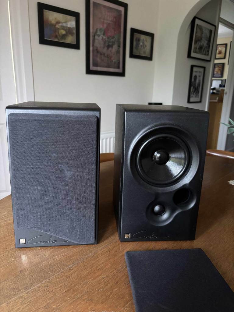 A pair of the well regarded KEF Coda 7s in black ash finish.