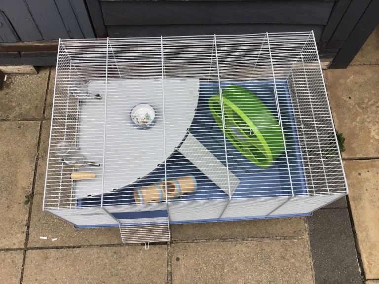 Pet cage for rats, gerbils, hamsters etc.