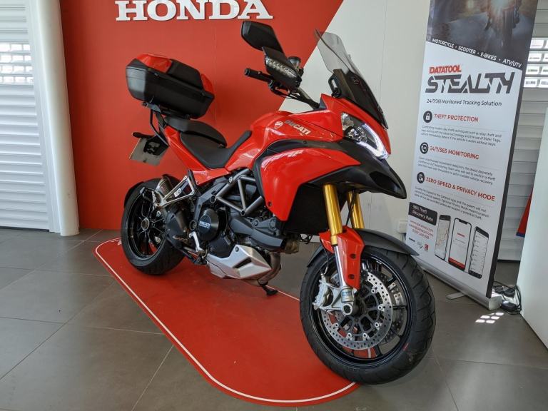 2012 DUCATI MULTISTRADA 1200 S RED PERFORMANCE EXH. SUPERB CONDITION LOW MILEAGE