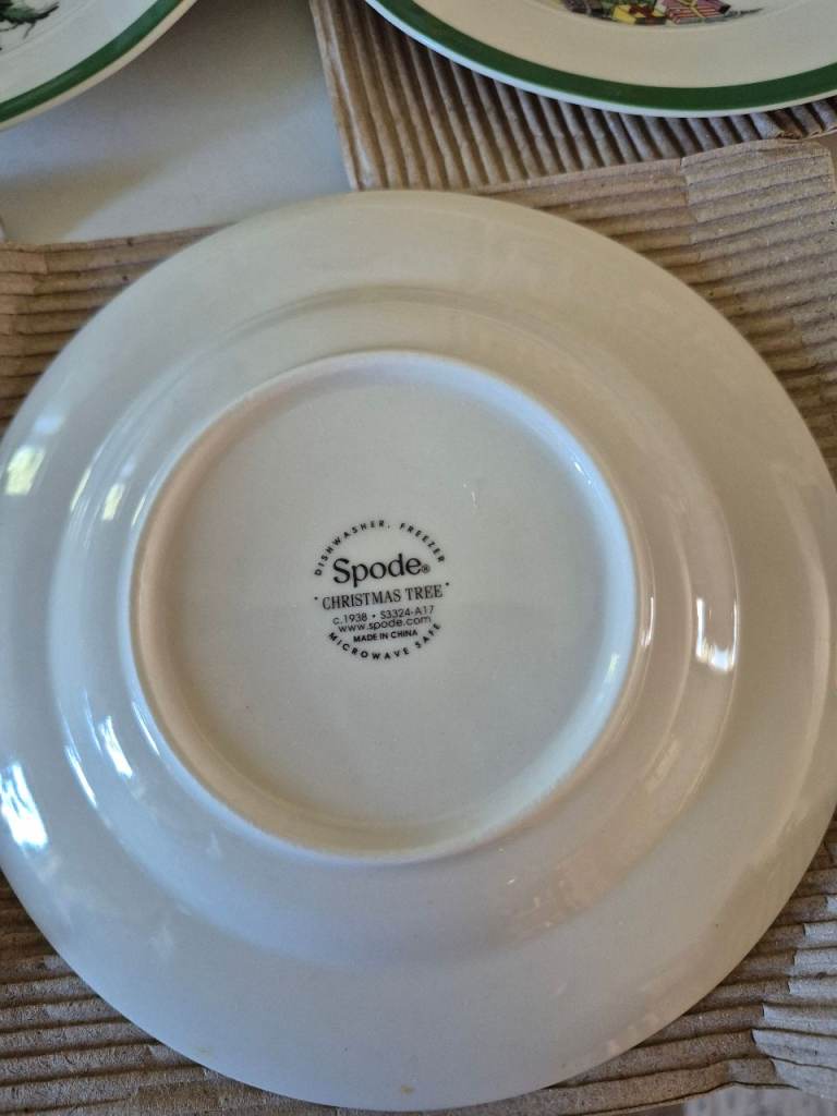 Spode Christmas Tree Plates