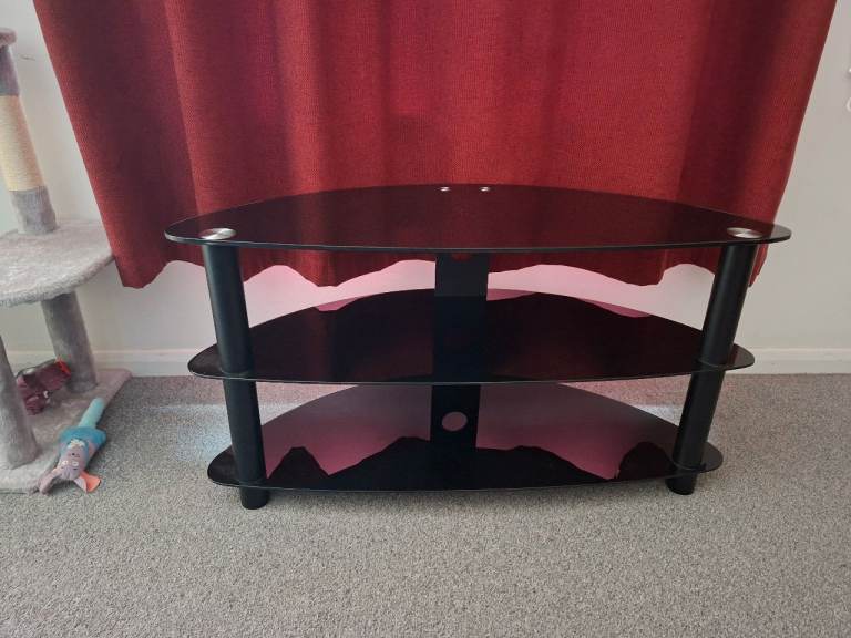 Beautiful black TV stand