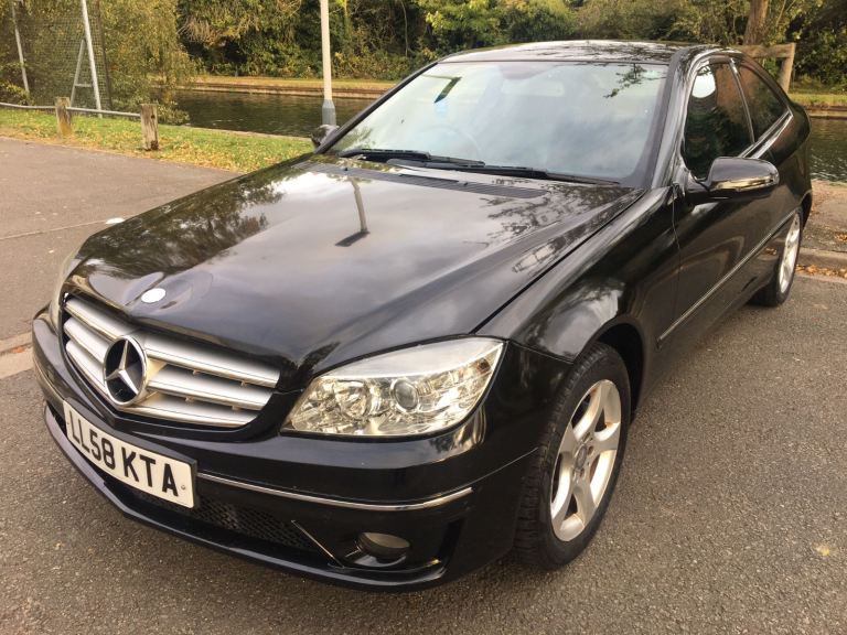 Mercedes Benz CLC 1.8 • Ulez Free • Year MOT • C Class Coupe • Full Service History • Black 