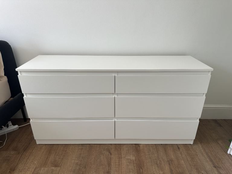  IKEA Malm chest of 6 drawers 